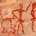 Prehistoric,Cave,Paintings,Over,4,000,Years,Khao,Chan,Ngam,,Nakhon
